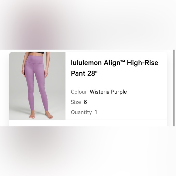 lululemon athletica Pants - Lululemon Align High Rise Pant 28